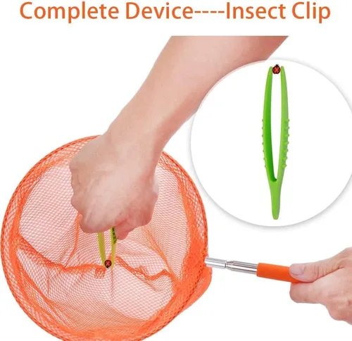 Miniatura 6 de Redes telescópicas de mariposa para niños, atrapadores de mariposas para niños, redes de captura de insectos, ideales para atrapar insectos