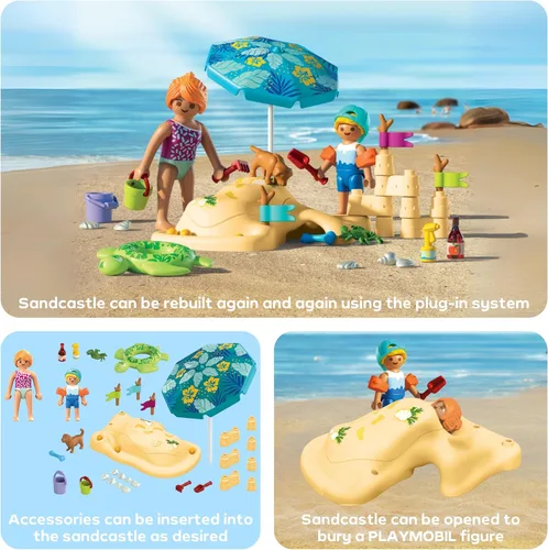 Miniatura 4 de Playmobil Diversión familiar en la playa