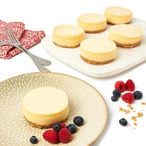 Miniatura 15 de David's Cookies Tartas de queso – Postre cremoso y clásico de panadería perfecto para cualquier ocasión – Gran idea de regalo para mujeres, hombres