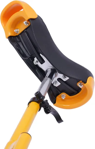 Miniatura 6 de Gdrasuya10 Rueda monociclo de 16 pulgadas, rueda de neumáticos de altura ajustable, monociclo moderno de acero con borde de acero para deportes al