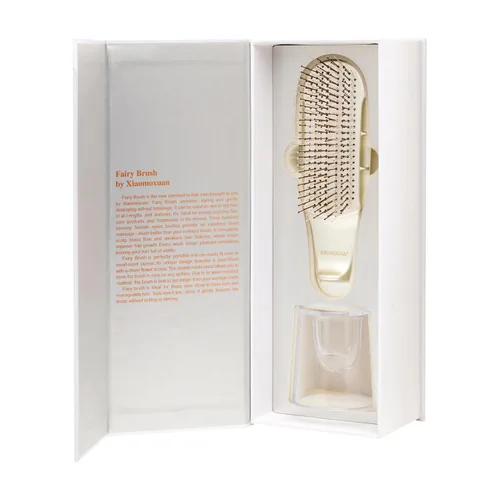 Miniatura 5 de Xiaomoxuan Cepillo de pelo de hadas, cepillo húmedo y seco, peine exfoliante para masaje del cuero cabelludo, peine pequeño para cabello