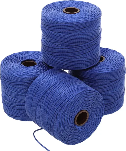 Miniatura 111 de The Beadsmith S-Lon Cordón para Cuentas – Cordón de Nylon Torcido de 0.5 mm para Ensartar, Paquete de 4, Mezcla de Neutrales Fríos, TEX210, 77