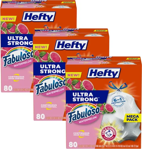 Miniatura 17 de Hefty Bolsas de basura ultra fuertes de 13 galones, bolsas de basura altas para cocina tamaño 13 galones, resisten fugas, perforaciones y desgarros
