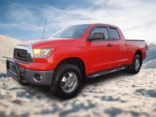 Miniatura 6 de IKON MOTORSPORTS - Visera de ventana compatible con Toyota Tundra de doble cabina 2007-2021, estilo delgado, acrílico, tintado, humo, lluvia