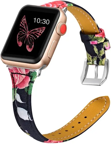 Miniatura 33 de Correa de repuesto compatible con Apple Watch de 1.49, 1.57, 1.65 o 1.73 pulgadas o iWatch Series 6, SE, Series 5, Series 4,Series 3,Series 2,Series