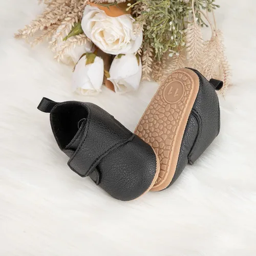 Miniatura 3 de HsdsBebe Zapatos Oxford de piel sintética con suela de goma suave, antideslizantes, para niños y niñas, para caminar, mocasines