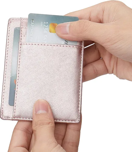 Miniatura 3 de Pequeñas carteras de bolsillo con bloqueo RFID para hombres y mujeres