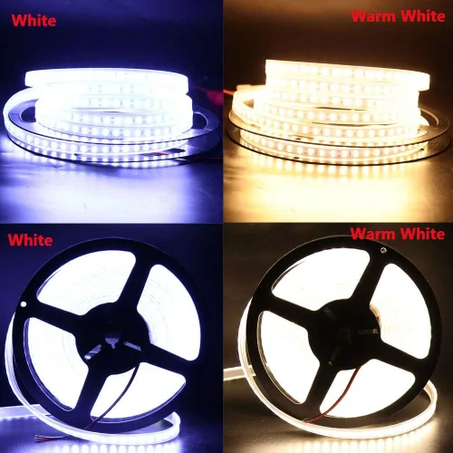 Miniatura 4 de Tira de luces LED de 16.4 pies, 12 V, 600 unidades SMD 5630, impermeables, flexibles, superbrillantes, 2 veces más brillo que la cinta LED SMD5050