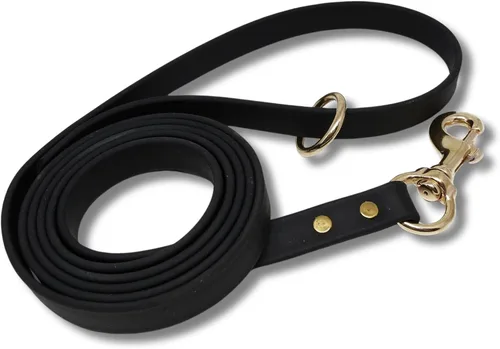 Correa de goma para perro, Biothane, correa de entrenamiento para perros, fabricada en los Estados Unidos, 6 pies, varios tamaños y colores (1/2,