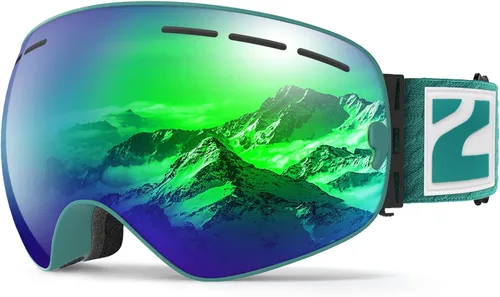 Miniatura 17 de ZIONOR X - Gafas de esquí - Gafas de snowboard con lente desmontable OTG para hombres, mujeres y adultos