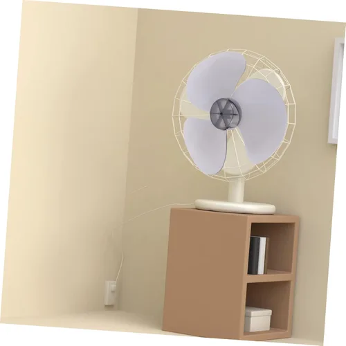 Miniatura 7 de Piezas de repuesto de ventilador de plástico para ventiladores de pie y mesa compatibles con modelos de ventiladores domésticos, material plástico