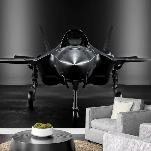 Miniatura 40 de wall26 - Aviones de transporte militar sobre fondo negro - Mural de pared extraíble Papel tapiz autoadhesivo grande - 66x96 pulgadas