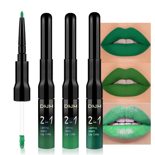 Miniatura 13 de evpct 3 Piezas Delineador de Labios Mate Ciruela Oscuro Morado Rosa Rojo Oscuro y Juegos de Lápiz Labial Líquido para Mujeres de Larga Duración