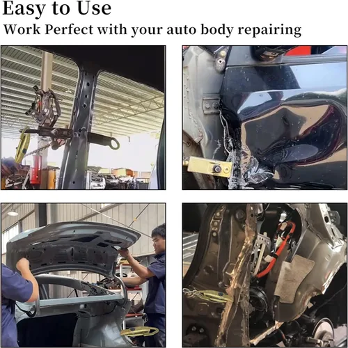 Miniatura 5 de Auto Car Abrazadera de reparación de abrazadera de tracción de 2 vías de 5 toneladas, agarres autoapretables, herramientas de reparación