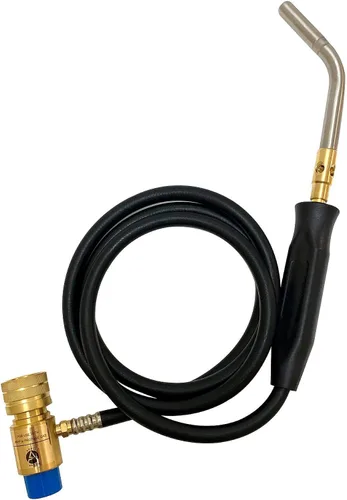 Appli Parts APHT-3W Soplete de Mano de Una Hornilla con Manguera de 5 pies y Mango para Soldadura, Soldadura Fuerte y Soldadura con Latón con