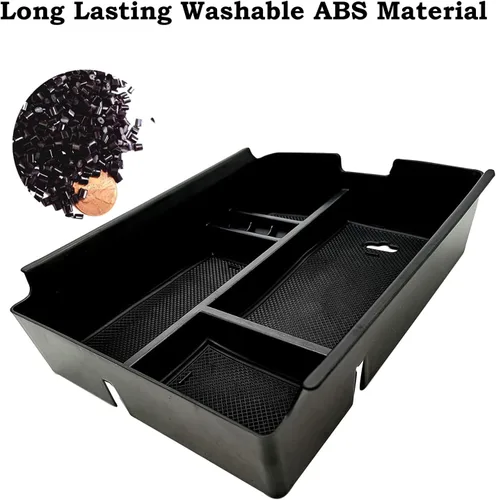 Miniatura 3 de Organizador de consola central compatible con VW Atlas y Cross Sport 2018 2019 2020 2021 2022 2023 accesorios de caja de almacenamiento