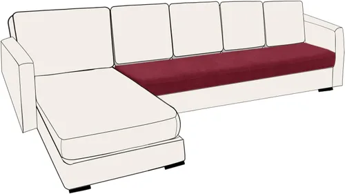 Miniatura 128 de UNBBRRL Fundas de cojín de asiento para sofá, elásticas, funda de cojín individual para sofá, fundas de cojín para sofá, fundas de héroe protegen
