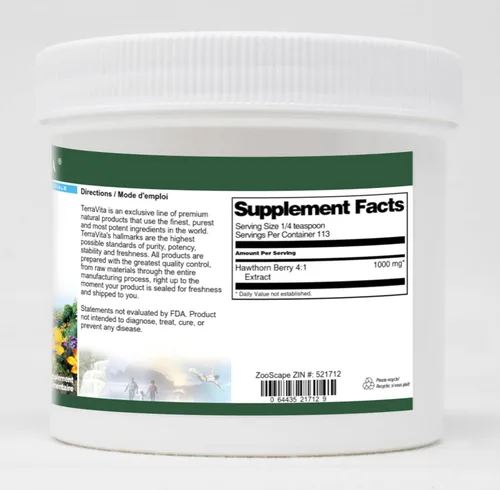 Miniatura 2 de Hawthorn Berry 4:1 Extracto en polvo (4 oz, ZIN: 521712)