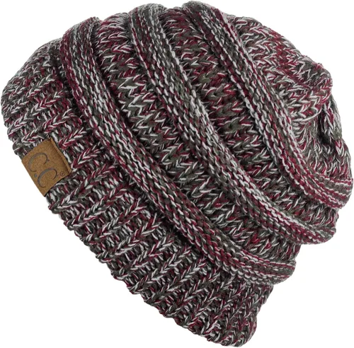 Miniatura 617 de C.C Trendy Warm Chunky Soft Stretch Cable Knit Beanie