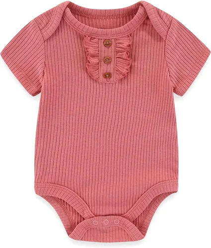 Miniatura 49 de Kiddiezoom Mameluco unisex de algodón de una pieza para bebé recién nacido, 5