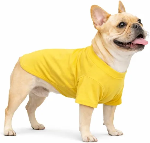 Miniatura 97 de Lovelonglong 2019 - Ropa para mascotas, Disfraces para Perro, Ropa Camisetas en blanco para Perros Grande Medianos Pequeños 100% Algodón 18