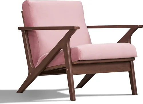 Miniatura 7 de Zola Mid Century Modern Accent Chair Arm Chair: la lectura perfecta, sala de estar y sillas de dormitorio para uso moderno de muebles domésticos