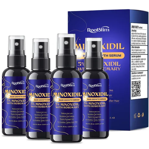 Miniatura 10 de 5% Minoxidil Hair Growth for Men and Women: Extra Strength Minoxidil Hair Loss Treatment Serum with Rosemary for Faster Stronger Thicker Hair Growth