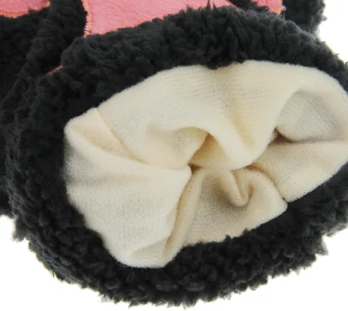 Miniatura 5 de FakeFace Lindos guantes de felpa de piel sintética sin dedos para niñas y mujeres