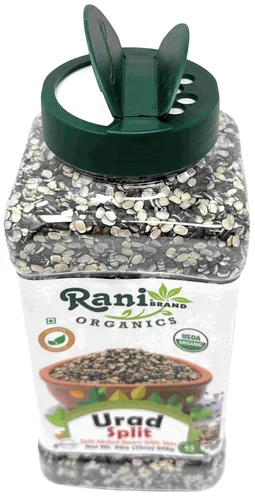 Miniatura 7 de Rani Organic Urid/Urad Split Chilka (frijoles mate divididos con piel) 32 onzas (2 libras) tarro de PET de 32.03 oz ~ Todo natural Apto