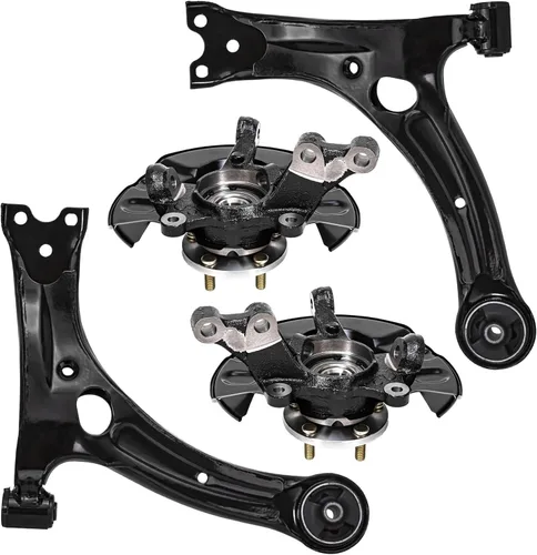 Miniatura 45 de Detroit Axle - Kit de 4 brazos de control delanteros para Ford Mustang 05-10, 2 brazos de control inferiores, 2 puntales 2005 2006 2007 2008 2009