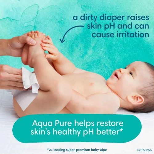 Miniatura 2 de pampers toallitas para bebé Aqua Pure 56 ct ANTIGUO