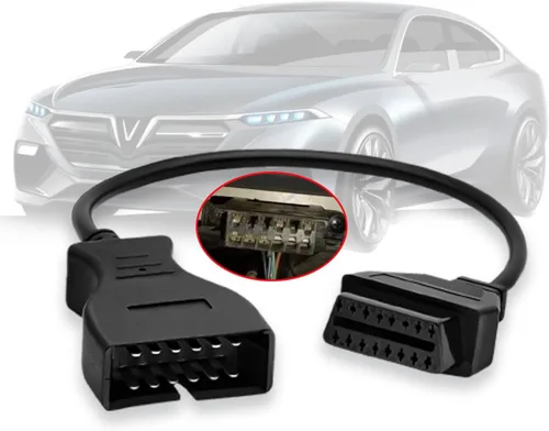 Miniatura 12 de Adaptador OBD1 a OBD2 para BMW de 20 pines, compatible con vehículos BMW E31 E32 E34 E36 E39 E38 E53 X 5 Z3, cable de diagnóstico de 20 pines