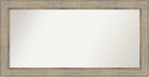 Miniatura 58 de Amanti Art Espejo de baño plateado para sobre fregadero, 26 x 26 pulgadas, espejo cuadrado de níquel pulido, marco de madera tradicional mediano, se