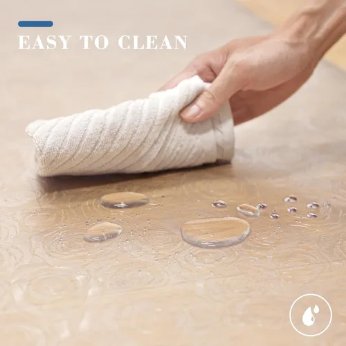 Miniatura 4 de Tydle Tapete para silla para suelos duros, 36 x 48 pulgadas, tapete para silla de oficina para suelos de madera dura, tapete de vinilo