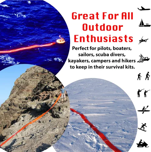 Miniatura 4 de Herramienta de supervivencia Streamer: el dispositivo de rescate portátil fácil de usar para usar en tierra, mar o nieve, día o noche cuando se