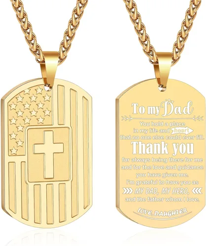 Miniatura 30 de Zocomi Rellenos de Media Navideña Regalo de Navidad - Para Mi Hijo Papá Hermano Marido Nieto Abuelo Novio Hombre Etiqueta de Perro Cruz Collar