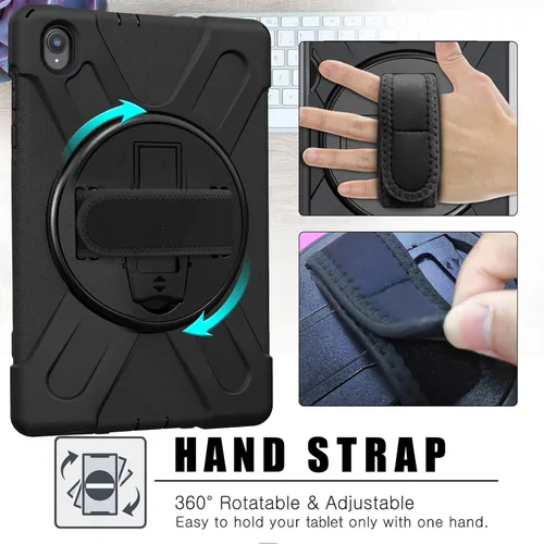 Miniatura 7 de ProCase Funda Lenovo Tab K10 de 10.3 pulgadas 2021 / M10 FHD Plus (2ª generación 2020), resistente a prueba de golpes, con soporte giratorio