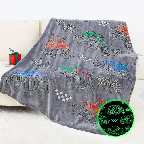Miniatura 12 de OHOIT Regalos para jugadores, juguetes para niños, novio, manta de juego que brilla en la oscuridad para niños, regalo de gamepad para cumpleaños