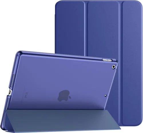 Miniatura 17 de TiMOVO Funda inteligente delgada para iPad 10.2 para iPads de 9ª/8ª/7ª generación, funda protectora translúcida de PC dura con soporte, color blanco