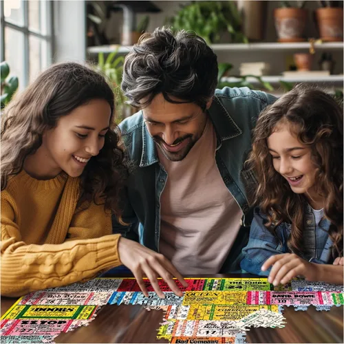 Miniatura 4 de White Mountain Puzzles - Entradas para conciertos - Rompecabezas de 1000 piezas