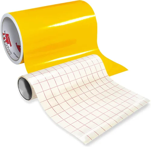 Miniatura 3 de ORACAL 651 - Vinilo adhesivo amarillo brillante para cameo, Cricut y silueta, incluye rollo de papel de transferencia transparente (6 x 12 pulgadas)