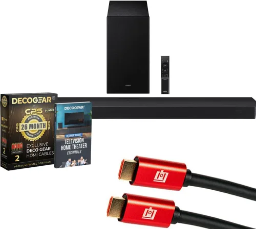 Miniatura 14 de Samsung Serie Q Barra de sonido HW-Q900F 7.1.2 canales Subwoofer (2025) Paquete con Streaming de películas Premiere, 2 cables HDMI, protección CPS