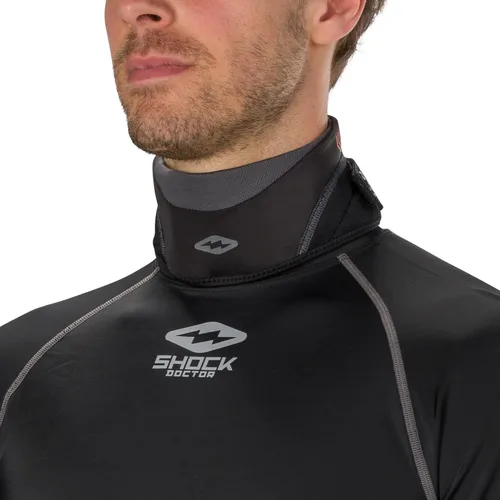 Miniatura 3 de Shock Doctor, cuello de guardia, color negro