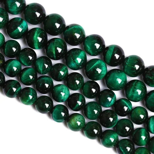 Miniatura 75 de 100 cuentas redondas sueltas de hematita negra de grado AAA para hacer joyas y pulseras