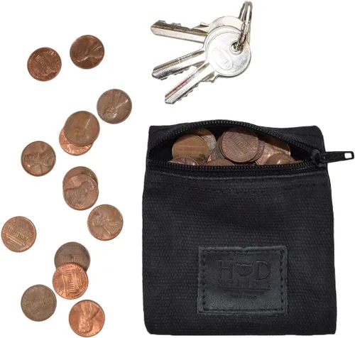Miniatura 5 de Hide & Drink, Bolsa de condón de lona encerada resistente al agua, bolsa de bolsillo con tecnología Change Valuables, regalo clásico para socios