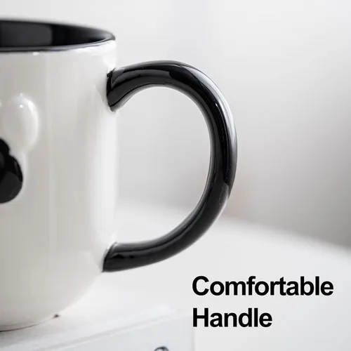 Miniatura 7 de Juego de 2 tazas de café de cerámica de 12 onzas para mujeres y hombres