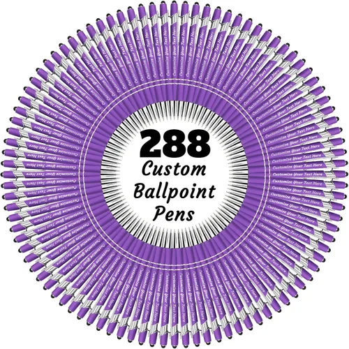 Miniatura 43 de 12 bolígrafos personalizados a granel, bolígrafos personalizados con grabado personalizado con nombre o texto, regalo ideal de aniversario