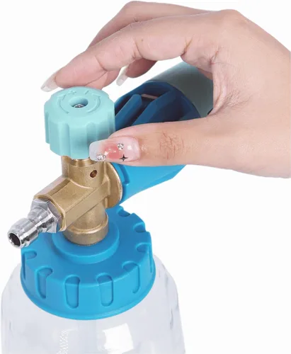 Miniatura 4 de Cañón de espuma ajustable con conector rápido de 1/4 pulgadas, cañón de espuma de nieve para Karcher K2/K3/K4/K5/K6/K7, rociador de espuma