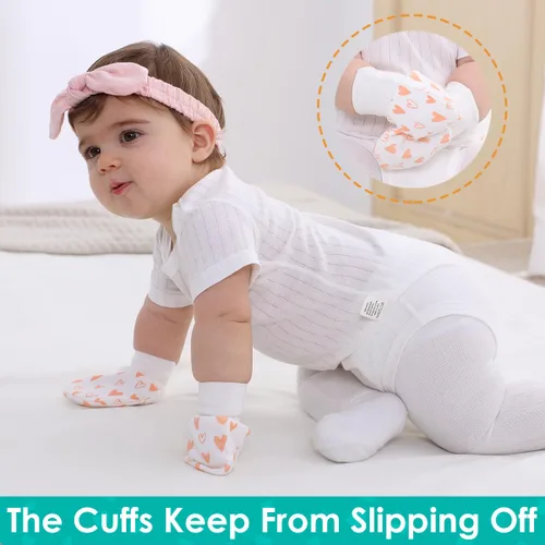 Miniatura 3 de Manoplas antiarañazos para bebés y niñas de 6 a 12 meses (6 pares)