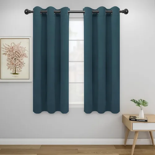 Miniatura 195 de Easy-Going - Cortinas opacas para dormitorio, aislamiento térmico sólido con ojales, cortinas de ventana para reducción de ruido, cortinas
